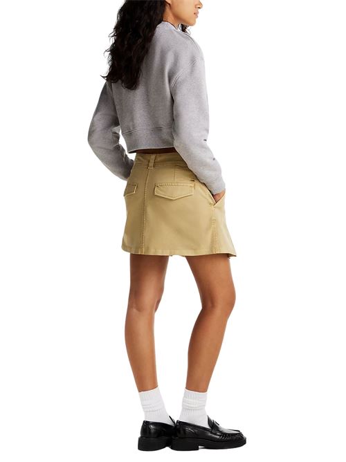 Mini gonna beige in denim Tommy Jeans | DW0DW19366ACT
